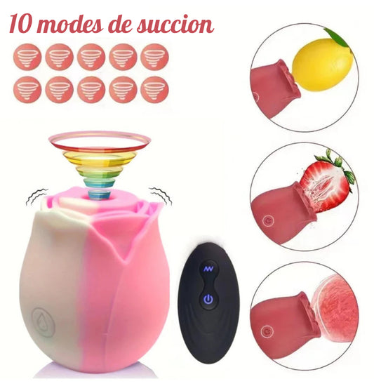 La rose magique : Stimulateur à succion