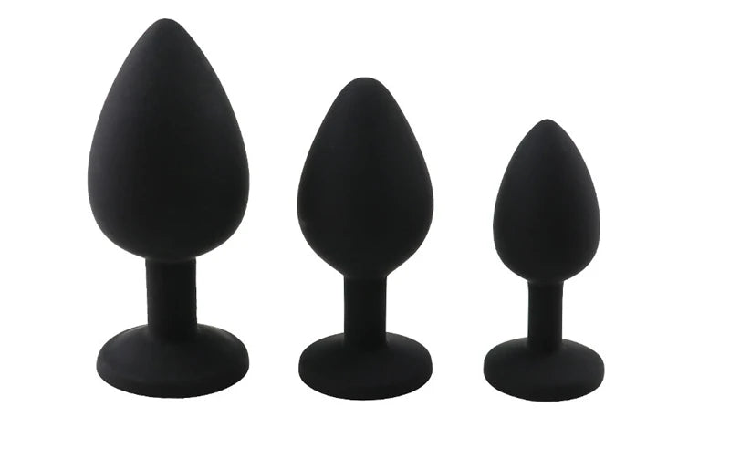 I want Diamond  : Plug anal en silicone 3 tailles disponibles